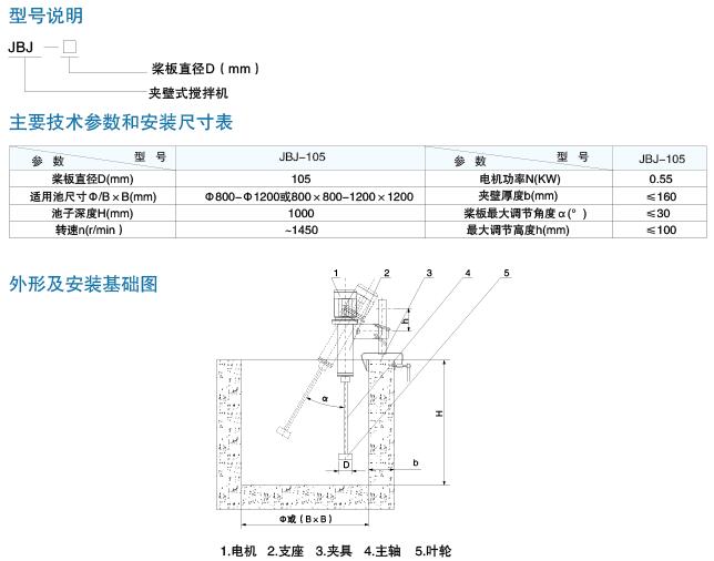 JBJ型夹壁式搅拌机